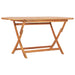 Sammenleggbart hagebord 160x80x75 cm heltre teak