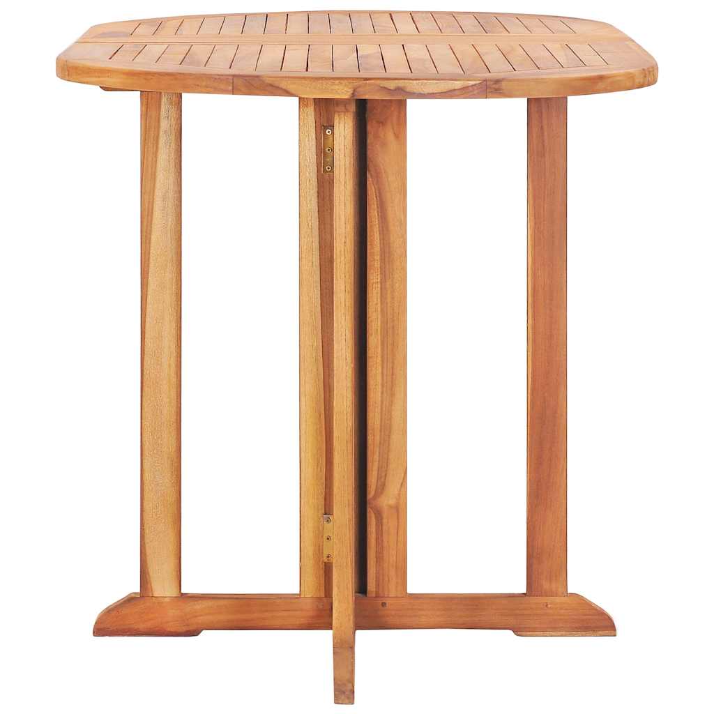 Sammenleggbart sommerfuglbord for hage 120x70x75 cm heltre teak