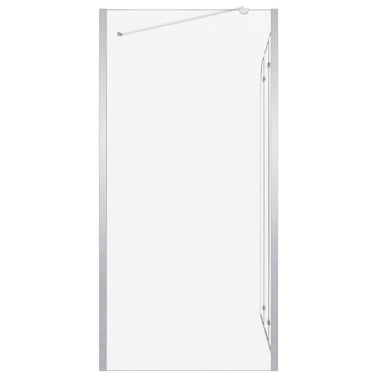 Badekarvegg 120x69x130 cm herdet glass gjennomsiktig