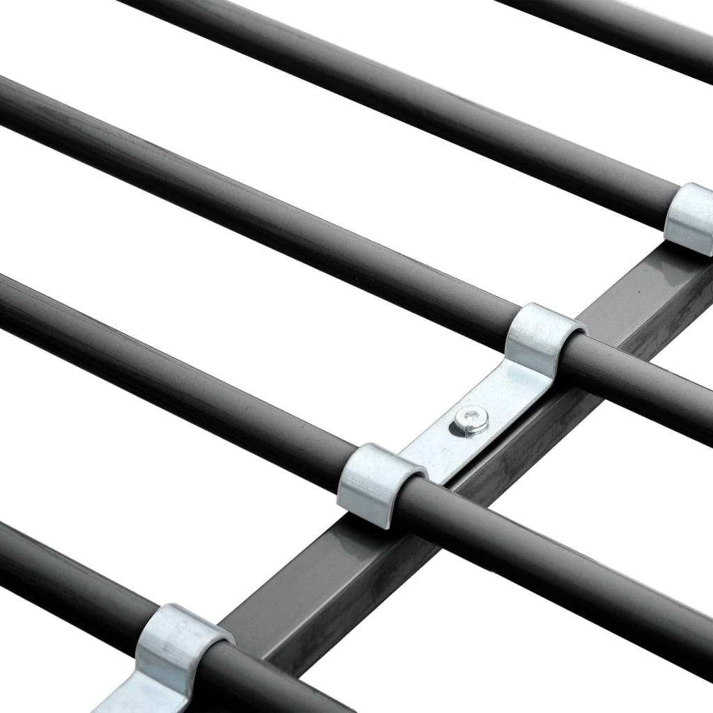 Køyeseng med bord ramme grå metall 90x200 cm