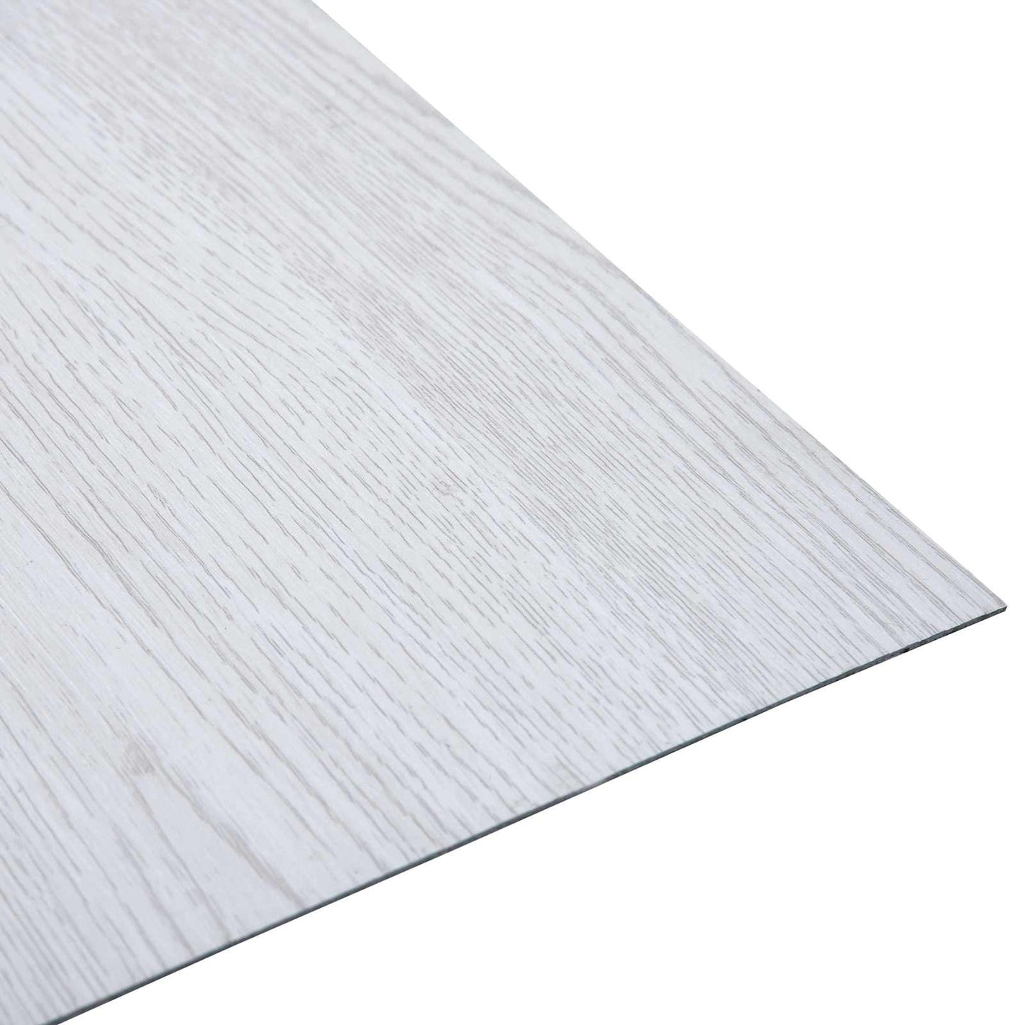 Gulvplanker 5,11 m² 55 pcs PVC Hvit Tre