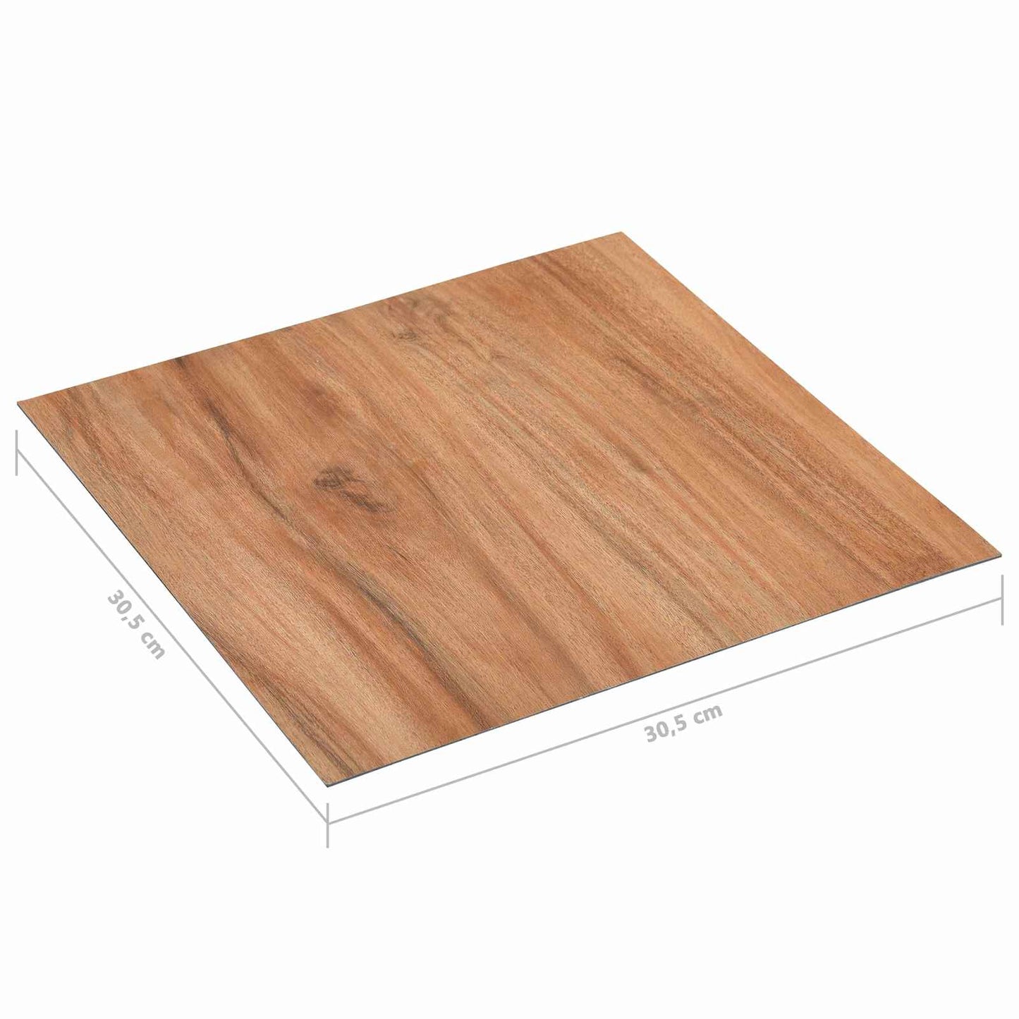 Gulvplanker 5,11 m² 55 pcs PVC Lyst tre