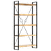 Bokhylle 5 etasjer 90x30x180 cm heltre mango vidaXL