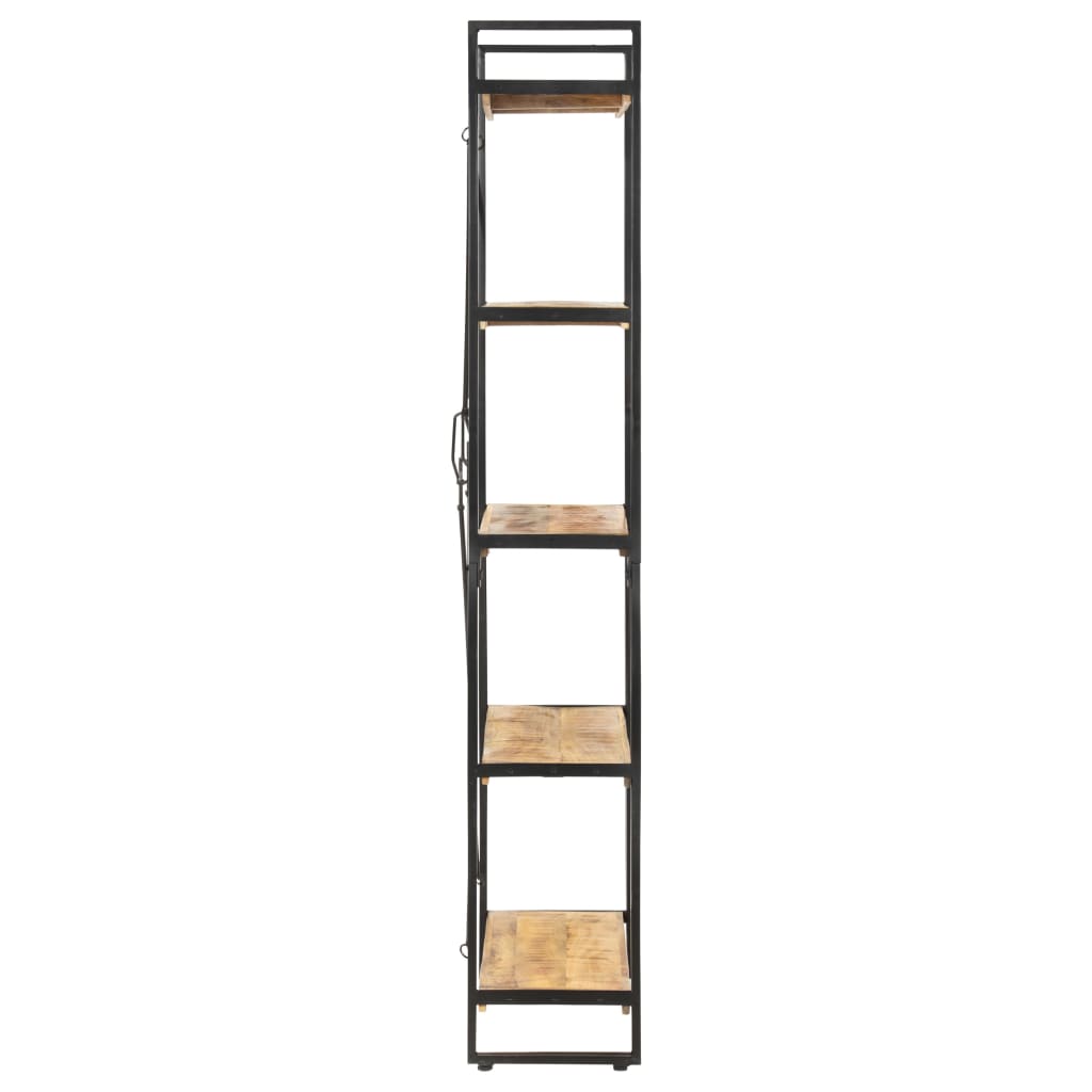 Bokhylle 5 etasjer 90x30x180 cm heltre mango vidaXL