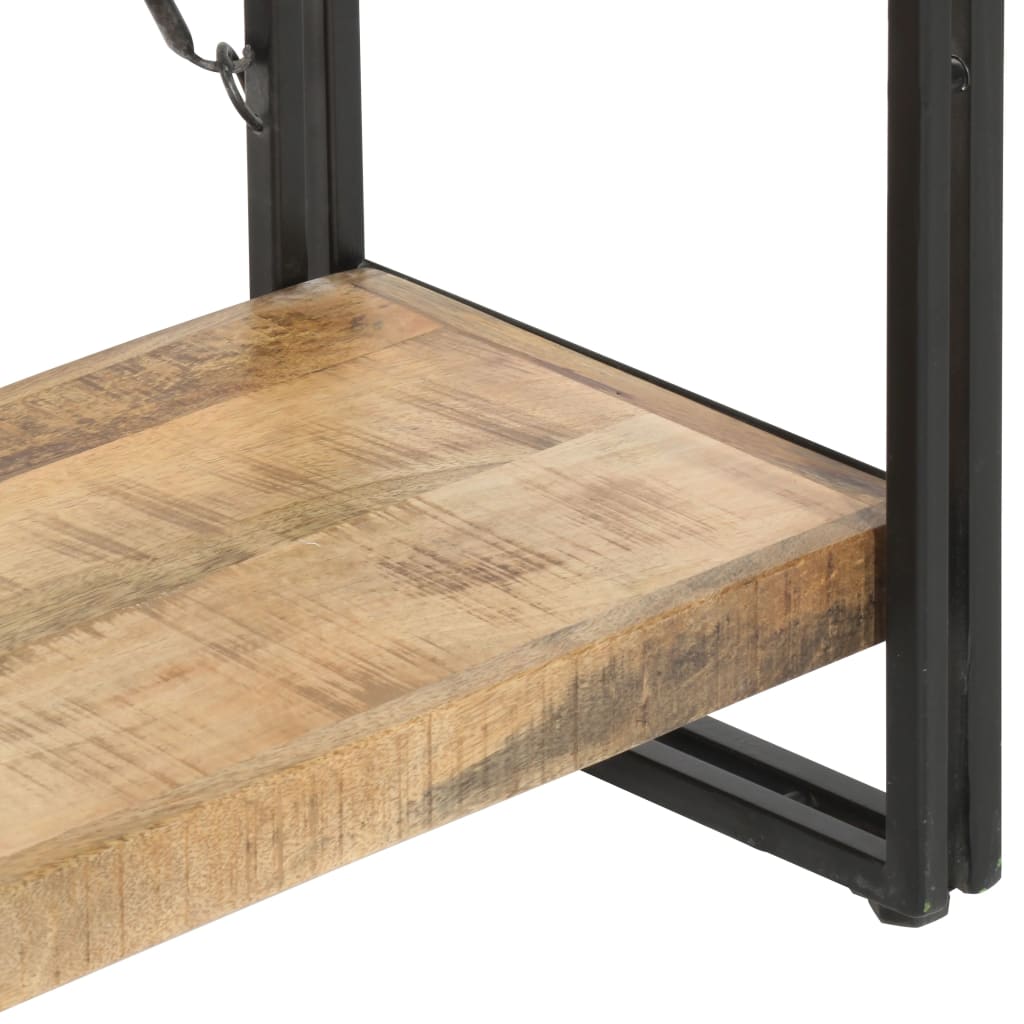 Bokhylle 5 etasjer 90x30x180 cm heltre mango vidaXL