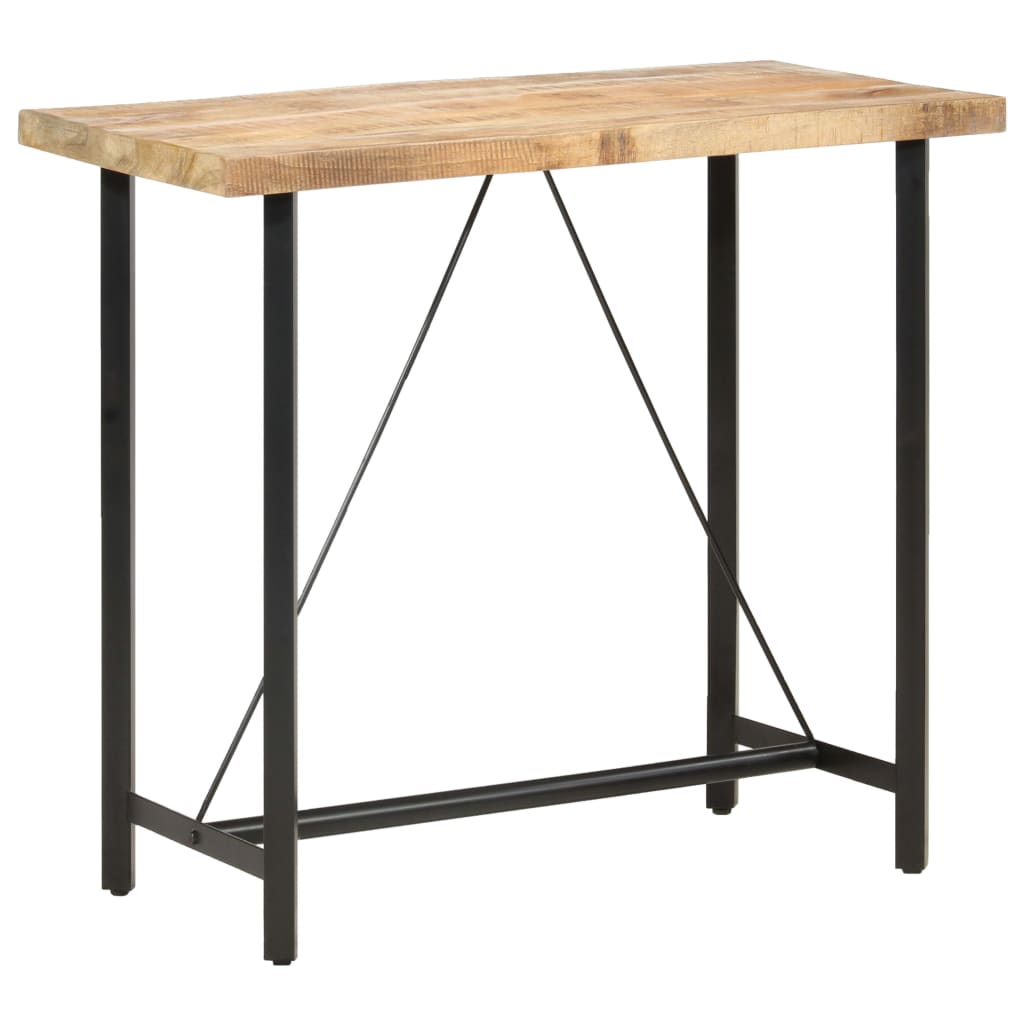 Barbord 120x58x107 cm grov heltre mango