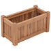Høybed 50x25x25 cm heltre teak