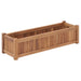 Høybed 100x30x25 cm heltre teak