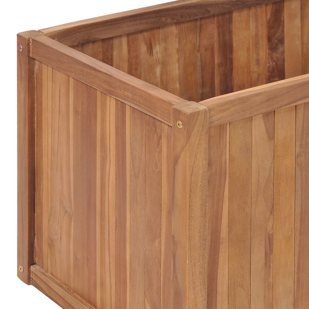 Høybed 200x50x50 cm heltre teak