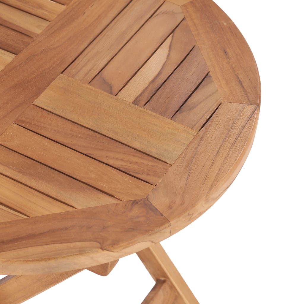 Sammenleggbart hagebord 45 cm heltre teak
