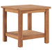 Salongbord 45x45x45 cm heltre teak