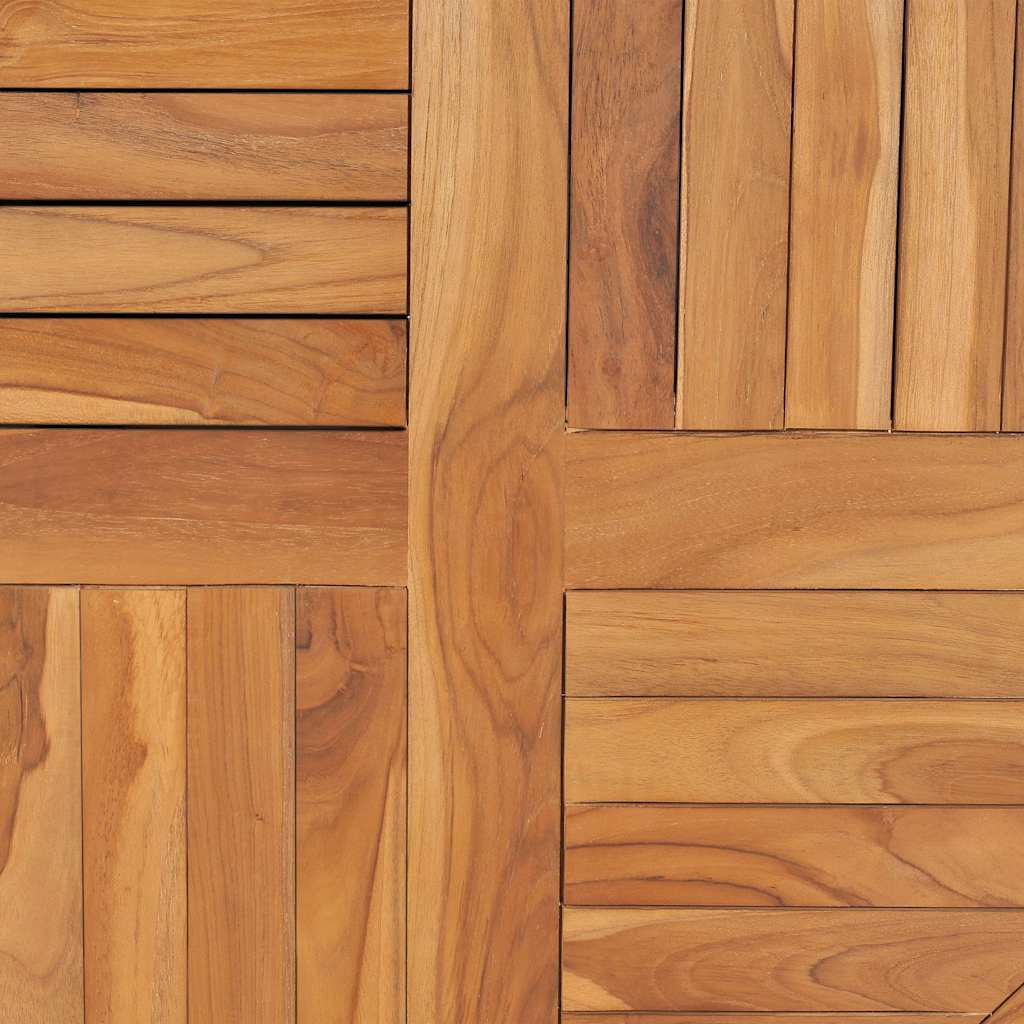Bordplate heltre teak 2,5 cm 80 cm