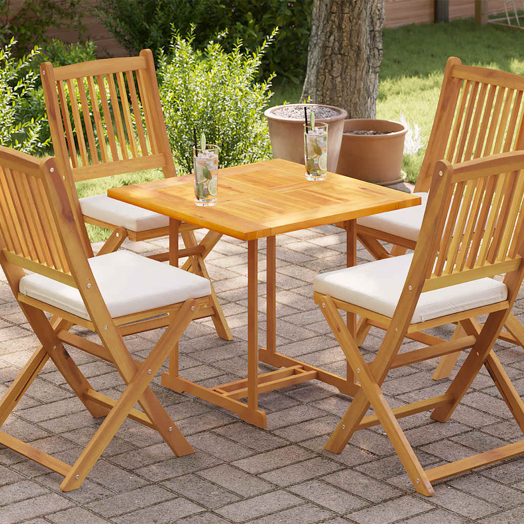 Bordplate heltre teak 70x70x2,5 cm