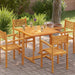 Bordplate heltre teak kvadratisk 90x90x2,5 cm vidaXL