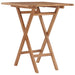 Sammenleggbart hagebord 60x60x75 cm heltre teak
