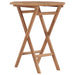 Sammenleggbart hagebord 60x60x75 cm heltre teak