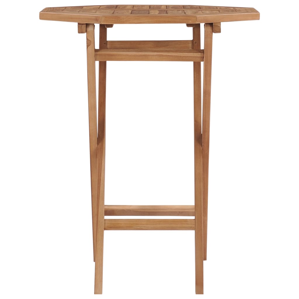 Sammenleggbart hagebord 60x60x75 cm heltre teak