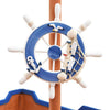 Sandkasse piratskip gran 190x94,5x101 cm
