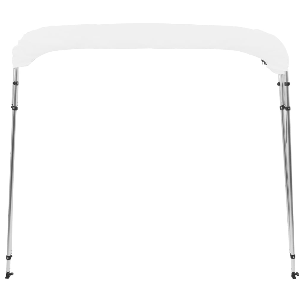 Biminitopp 4-buet hvit 243x196x137 cm
