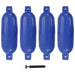 Båtfender 4 stk blå 58,5x16,5 cm PVC