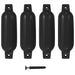 | Båtbumper | Svart 41 x 11,5 cm PVC