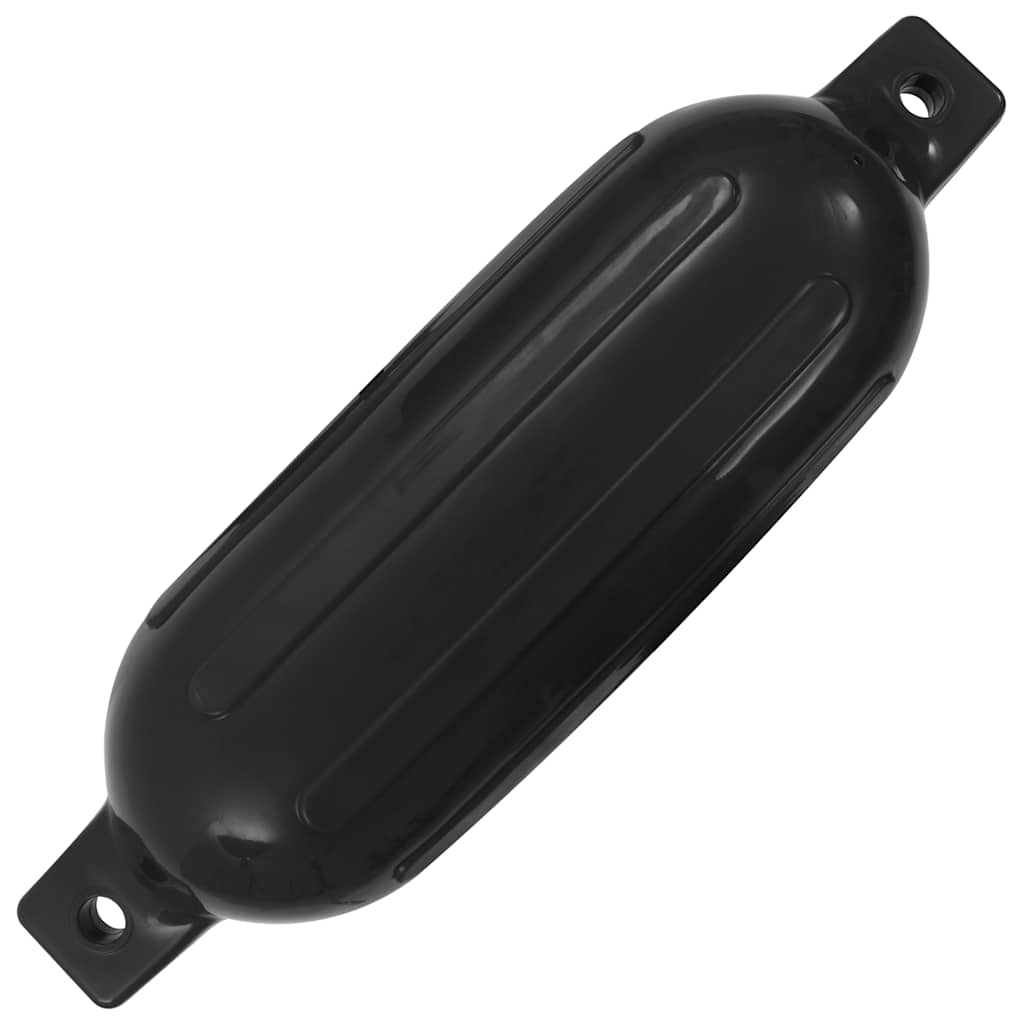 Båtfender 4 stk svart 58,5x16,5 cm PVC