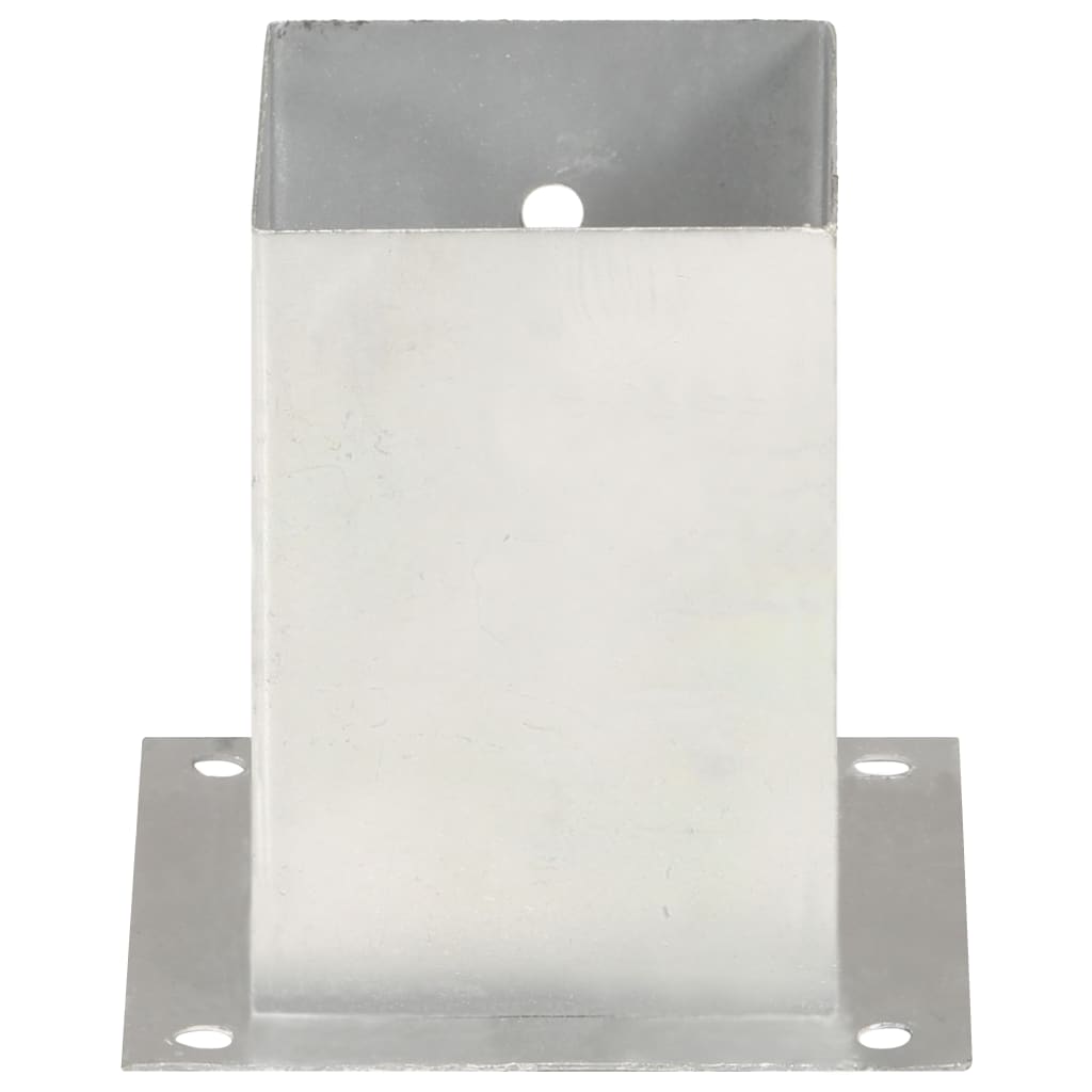 Stolpeankere 4 stk galvanisert metall 101 mm