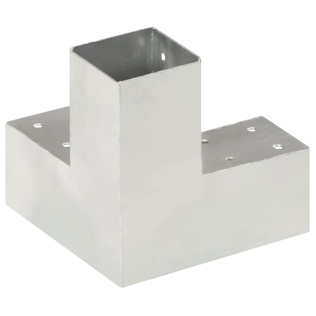 Stolpesko Y-form galvanisert metall 71x71 mm