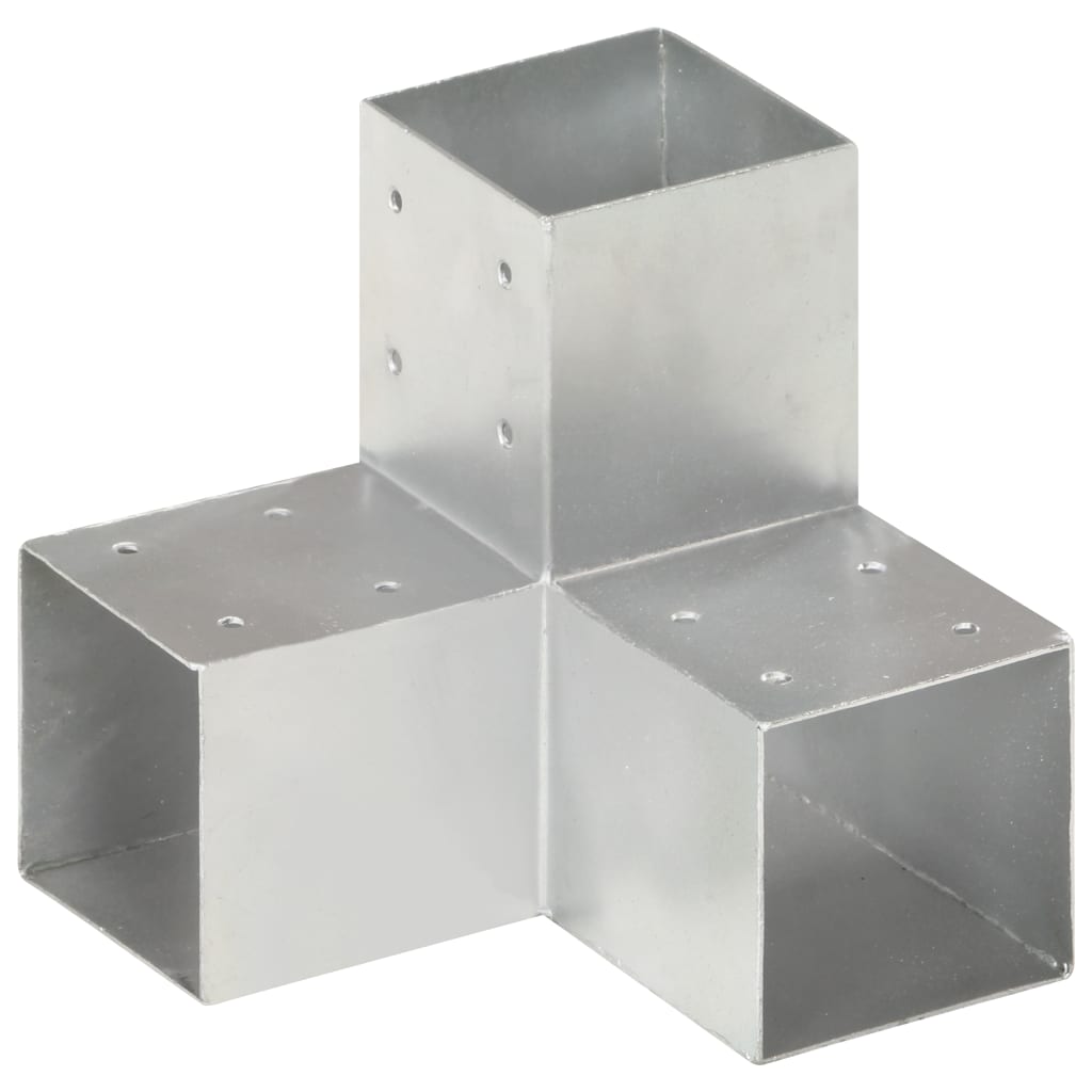 Stolpesko Y-form galvanisert metall 91x91 mm