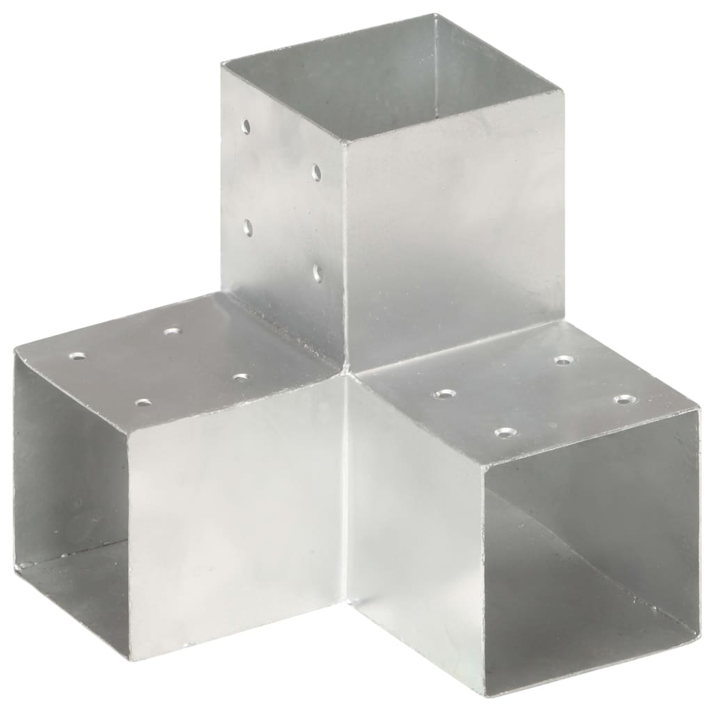 Stolpesko Y-form galvanisert metall 101x101 mm