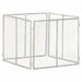 Kompostkasse til hage 85x85x70 cm galvanisert jern