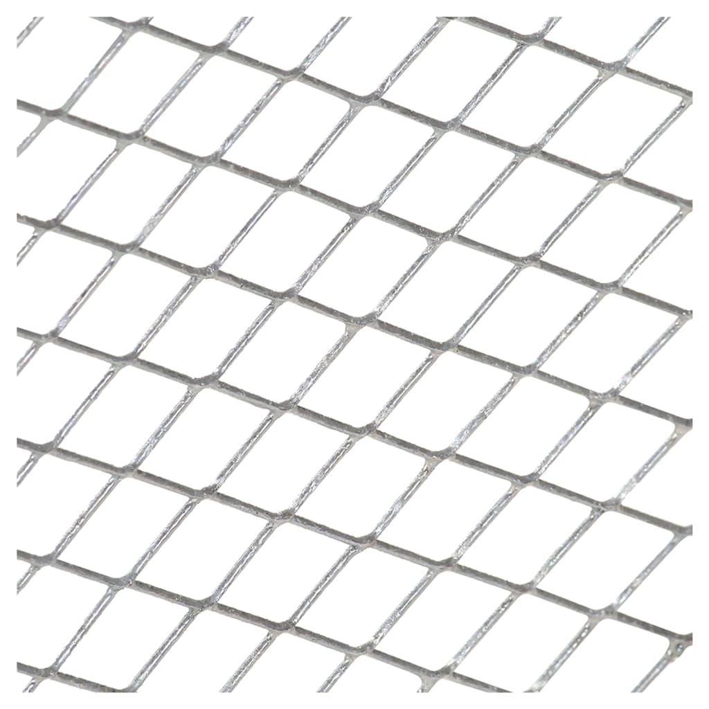 Kompostkasse til hage 85x85x70 cm galvanisert jern
