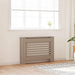 Radiatordeksel 112x19x81,5 cm MDF