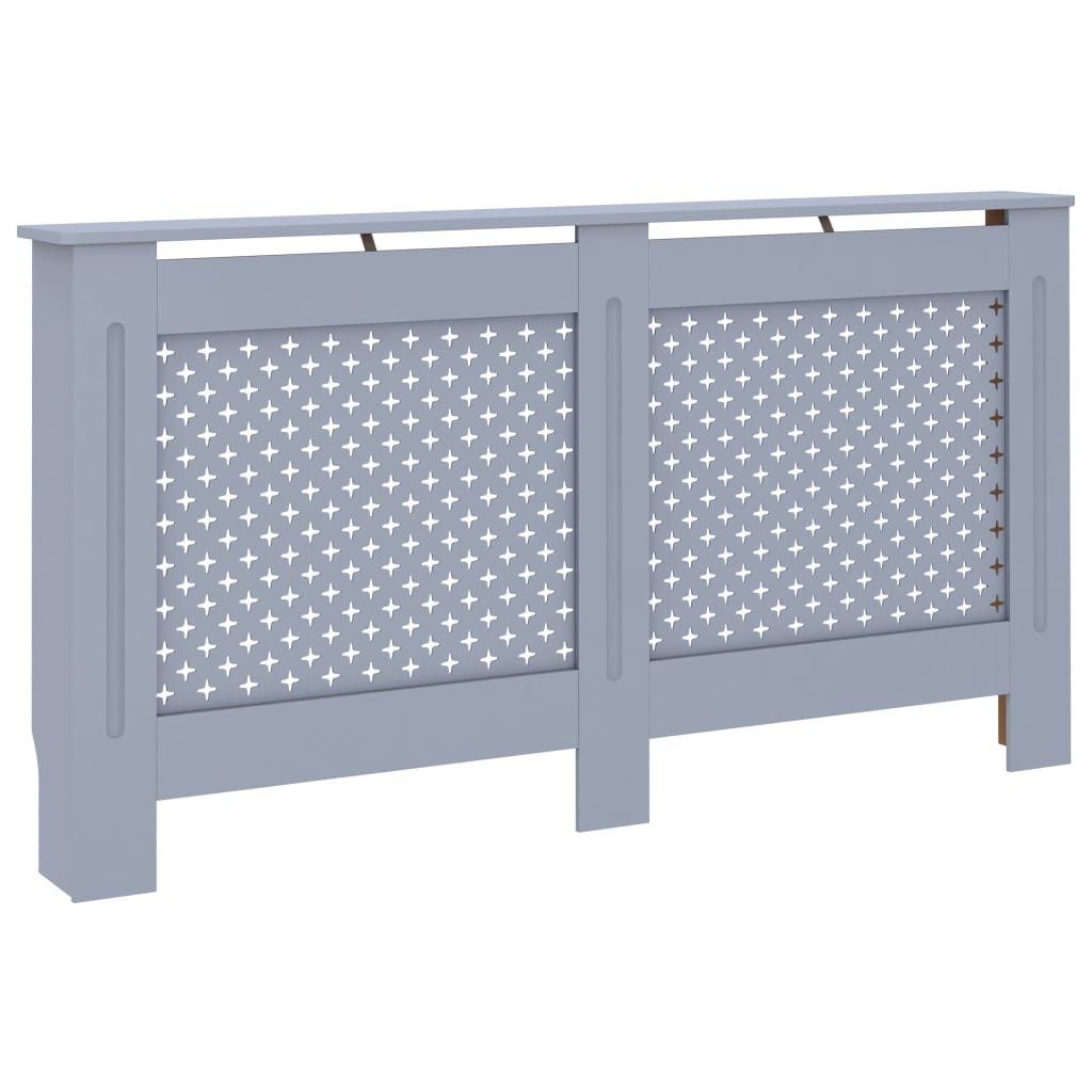 Radiatordeksel antrasitt 152x19x81,5 cm MDF