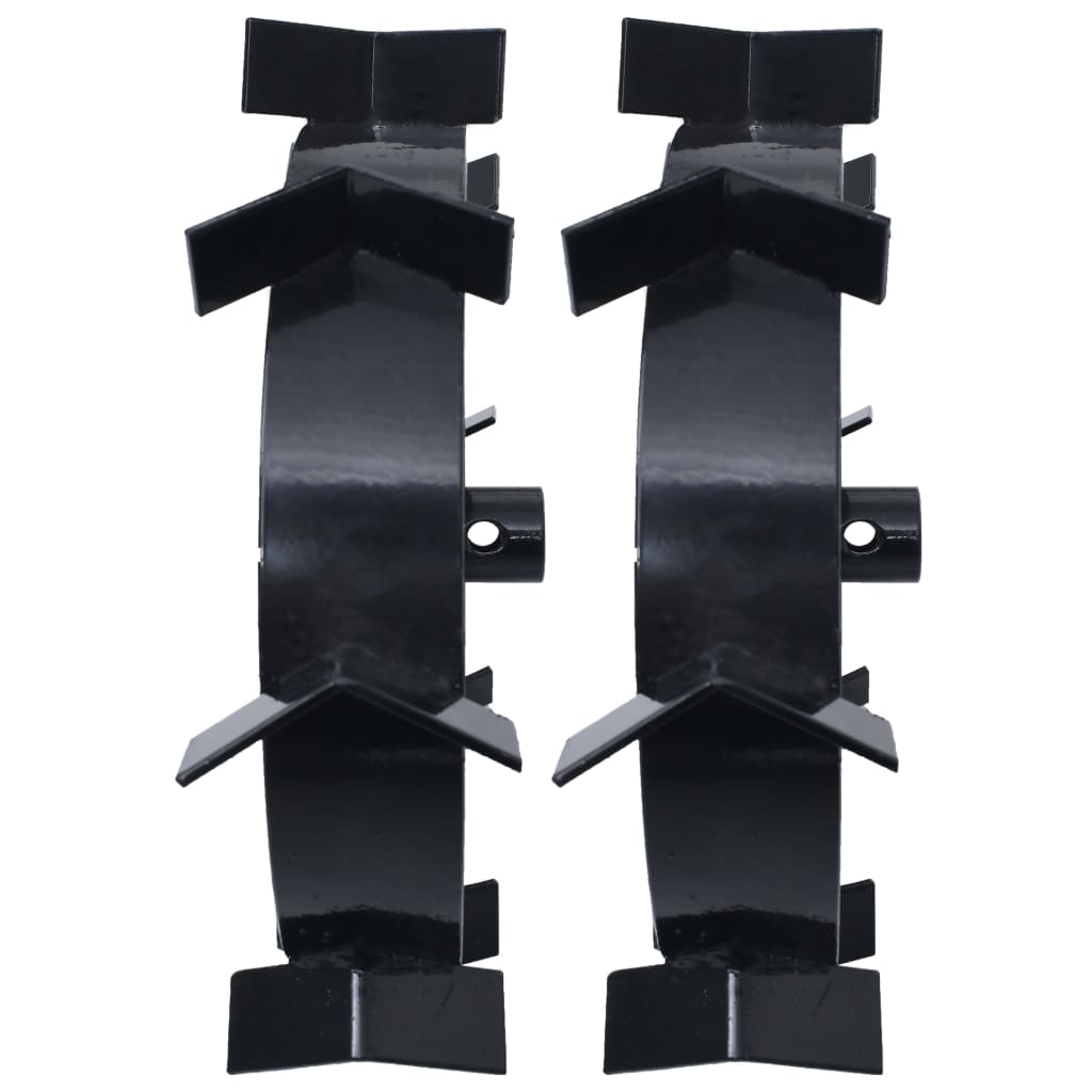 Metallhjul for 6,5 HK bensindrevet hagefreser 2 stk vidaXL