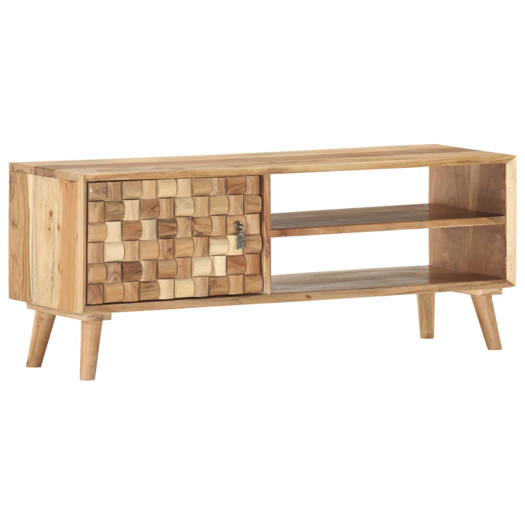 TV-benk 100x30x40 cm heltre akasie