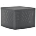 Sidebord antrasitt 54x54x36,5 cm plast