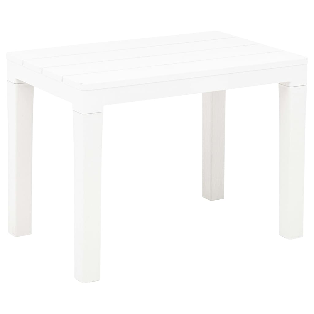 Hagebenker 2 stk hvit plast