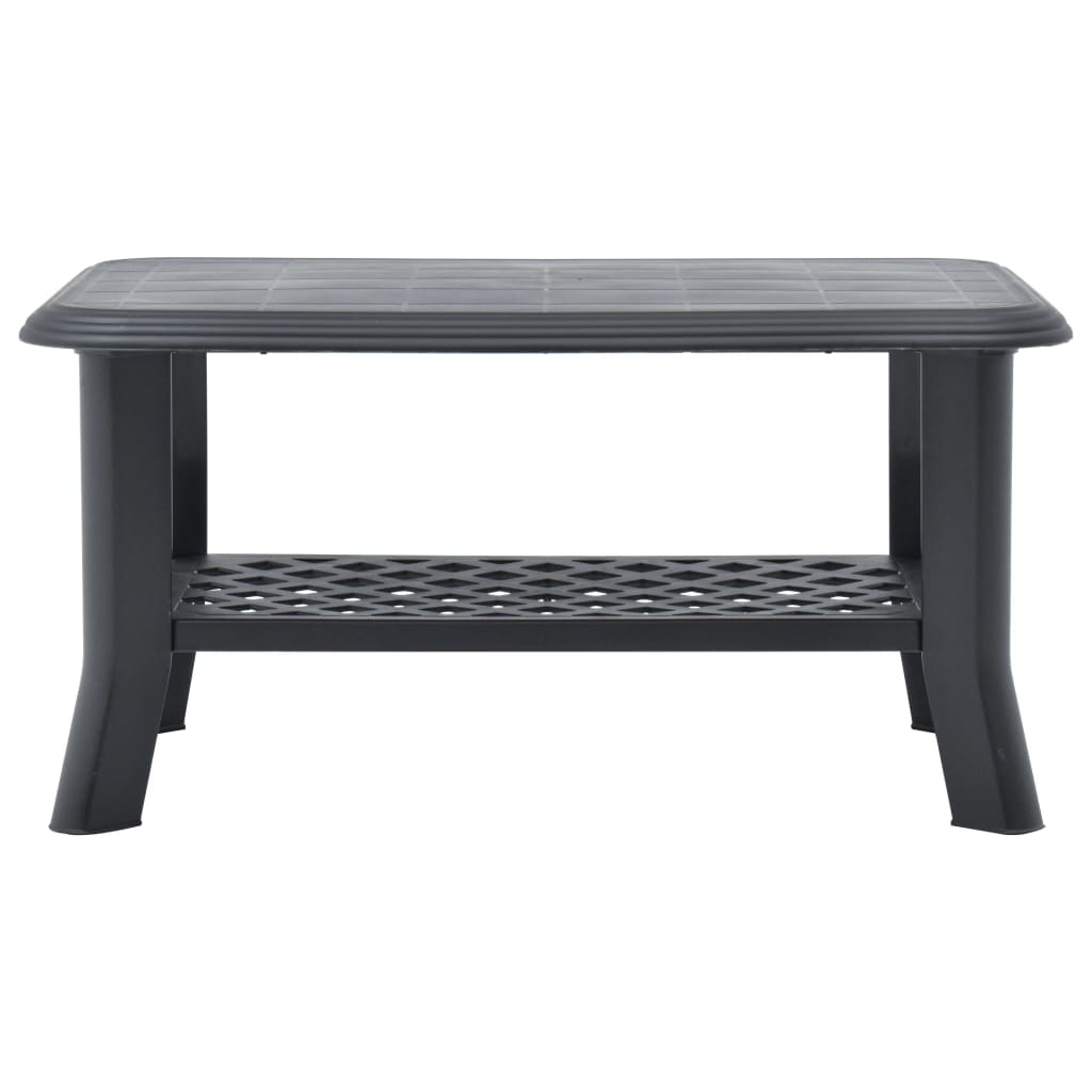 Salongbord antrasitt 90x60x46 cm plast