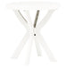 Bistrobord hvit Ø70 cm plast