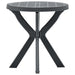 Bistrobord antrasitt Ø70 cm plast