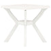 Bistrobord hvit 70x70x72 cm plast vidaXL