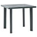 Hagebord grønn 80x75x72 cm plast