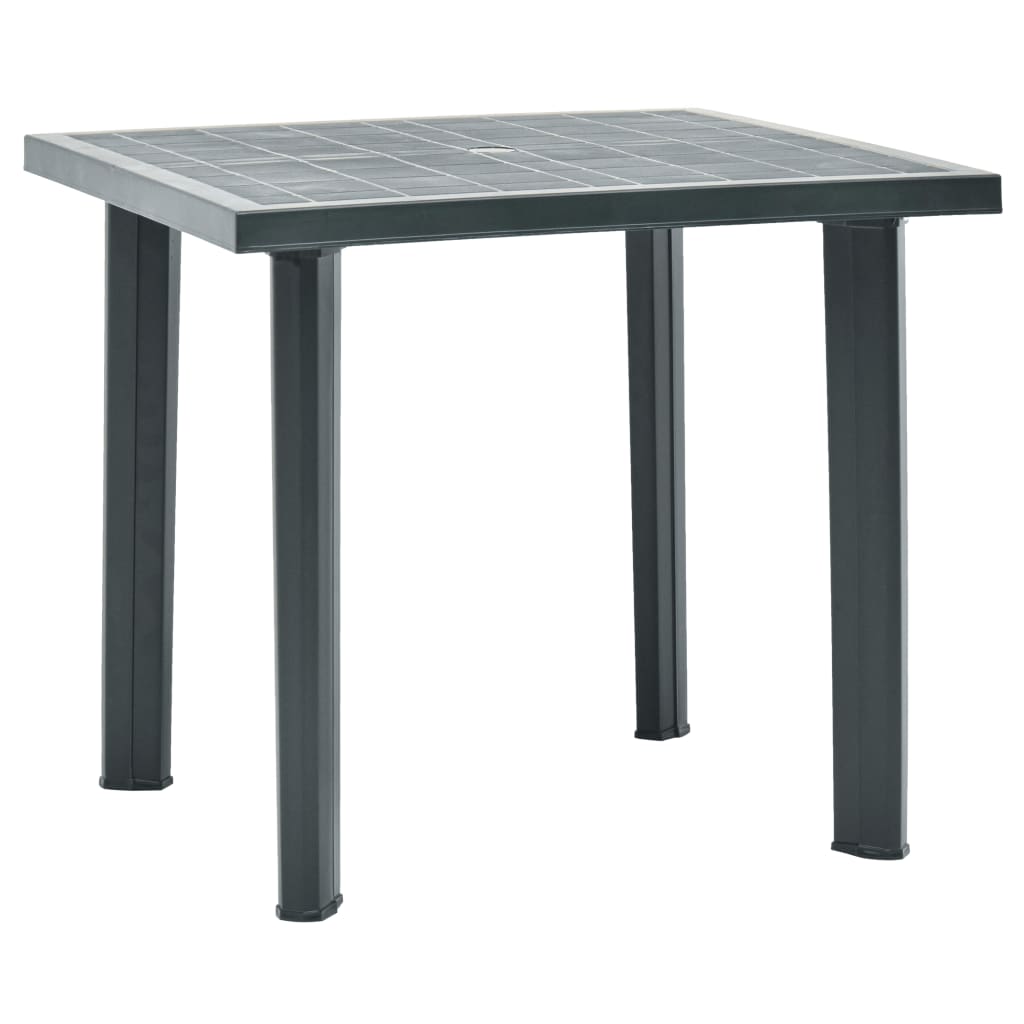 Hagebord grønn 80x75x72 cm plast