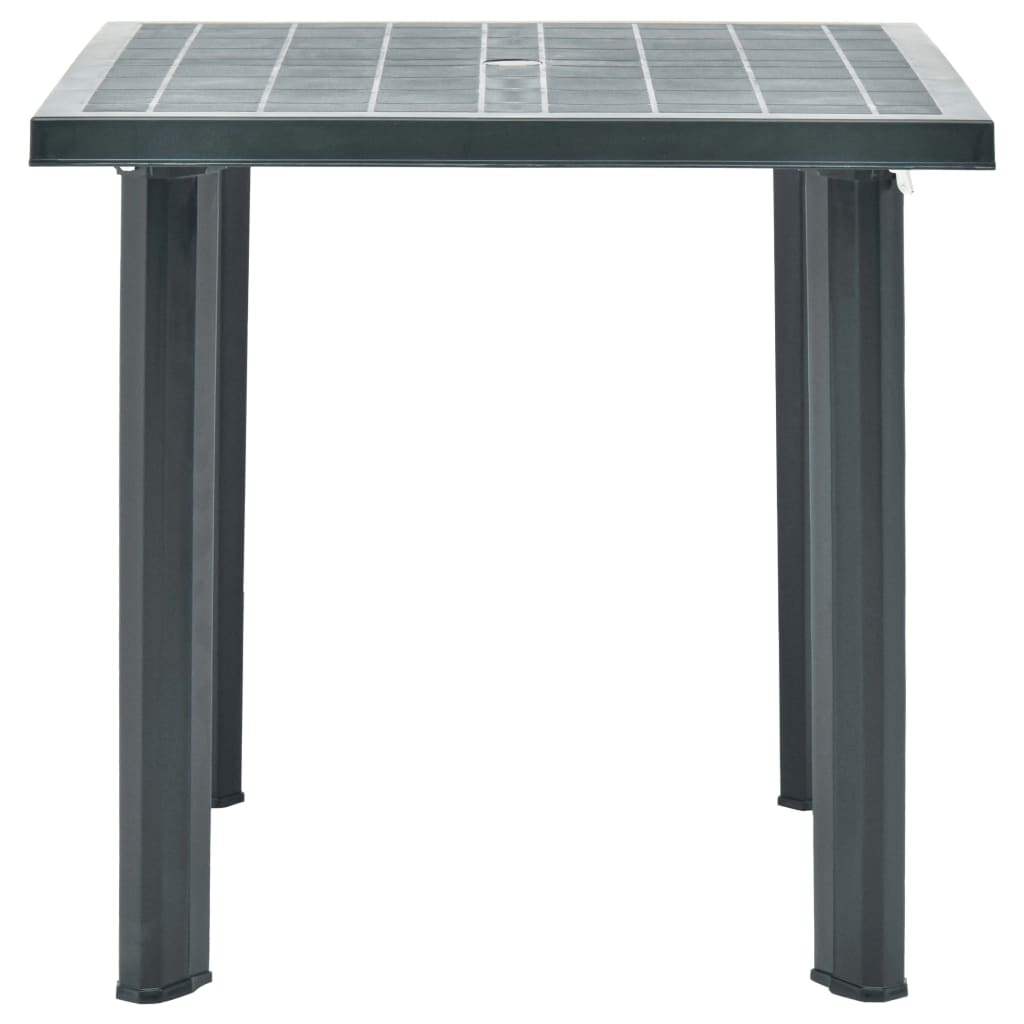 Hagebord grønn 80x75x72 cm plast