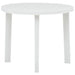 Hagebord hvit 89 cm plast