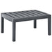 Hagebord antrasitt 78x55x38 cm plast