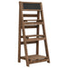 Blomsterstativ 3 etasjer med tavle 40x30x90 cm heltre gran