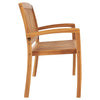 3-seters hagebenk stablebar 159 cm heltre teak