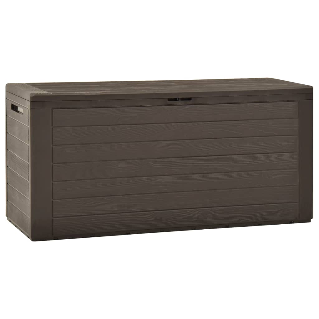Putekasse brun 116x44x55 cm